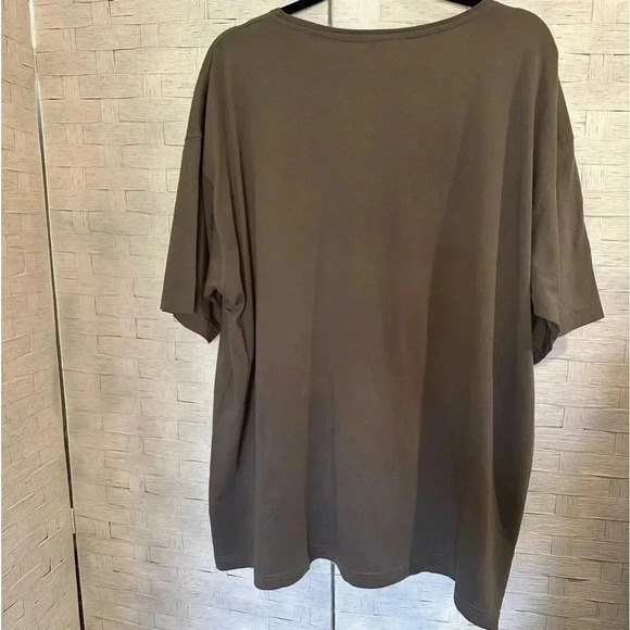 Book of Kells Unisex Moss Green Celtic Knot Graphic Raglan Slub Knit Tee sz XXL - Picture 5 of 5